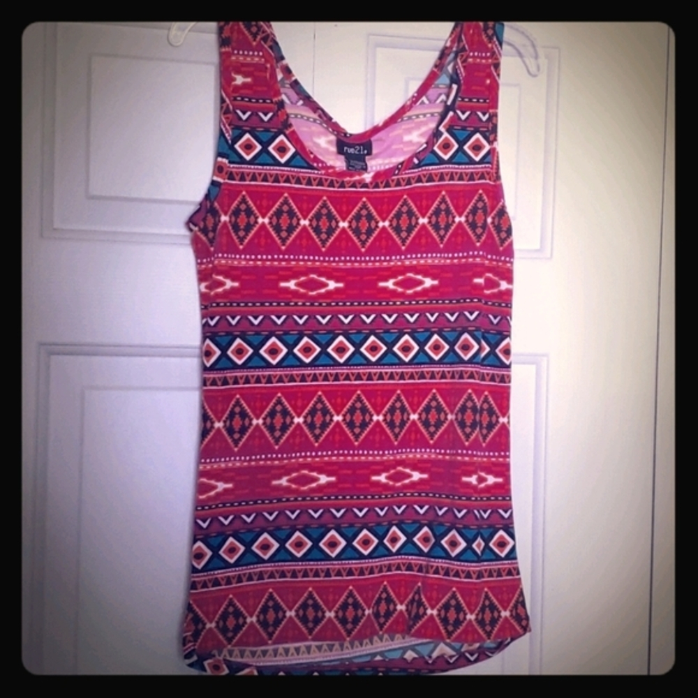 🌟 Rue 21 Aztec Tank Top